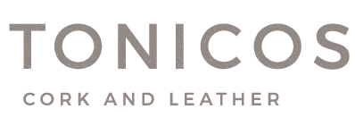 Tonicos – Cork and Leather Logo